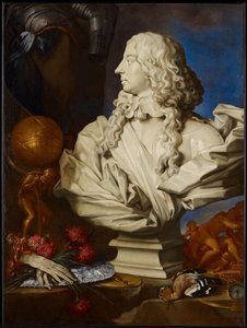 Allegorisk stilleben med Berninis byste av Francis I d
